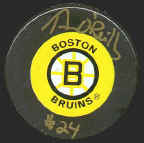 Terry O'Reilly Signed Bruins Puck