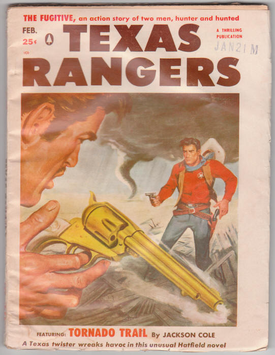 Texas Rangers February 1958 front cover