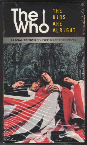 The Kids Are Alright Special Edition VHS Tape The Who