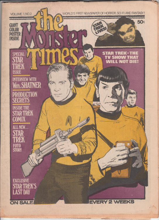The Monster Times 2 front cover