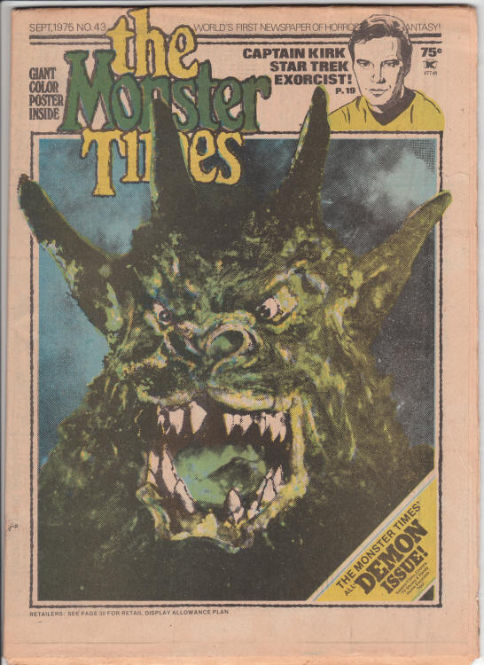 The Monster Times #43 front cover
