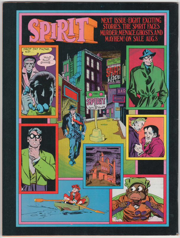 The Spirit Magazine 3 back cover