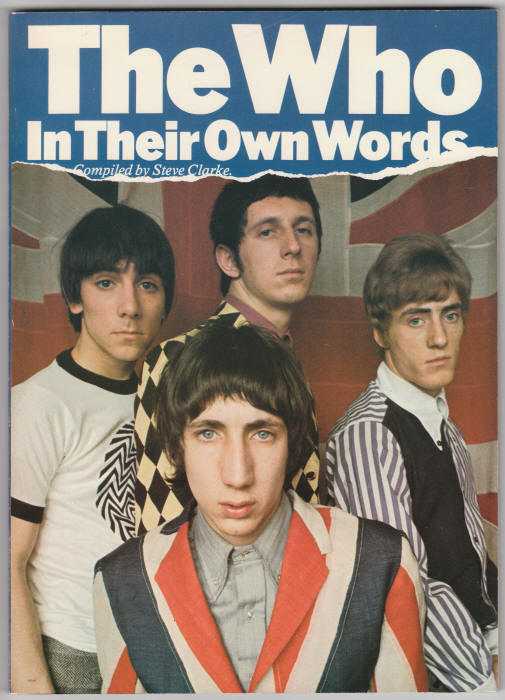 The Who In Their Own Words front cover