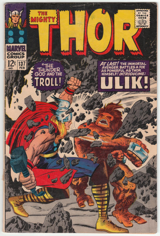 Thor #137 front cover