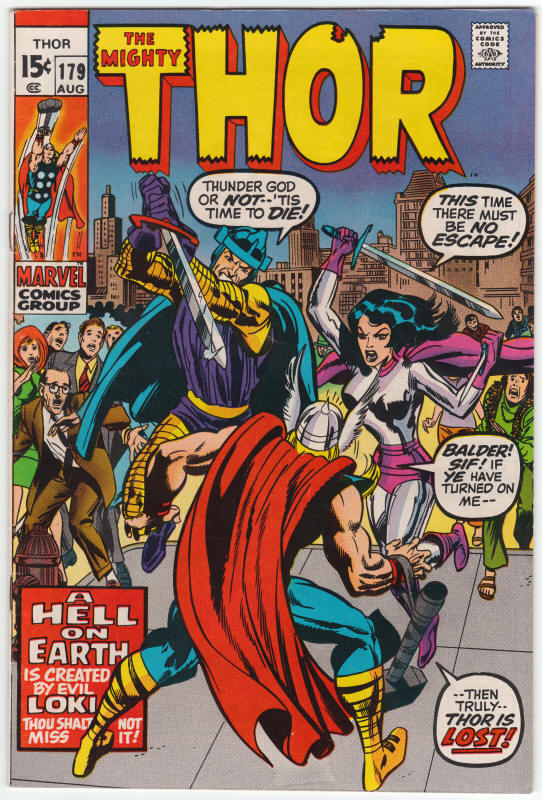 Thor #179 front cover