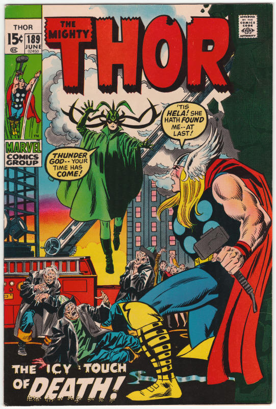 Thor #189 front cover