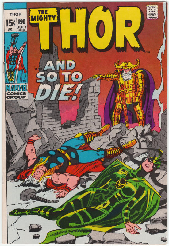 Thor #190 front cover