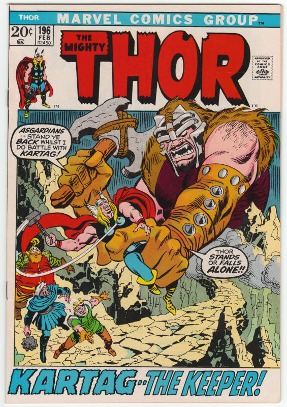 Thor #196 front cover