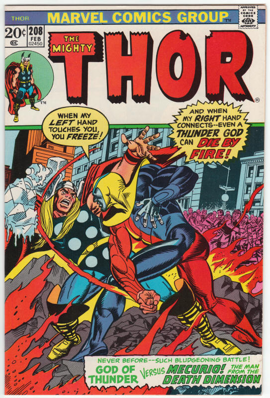 Thor #208 front cover