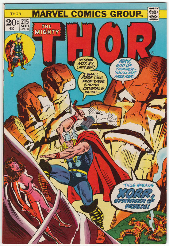 Thor #215 front cover