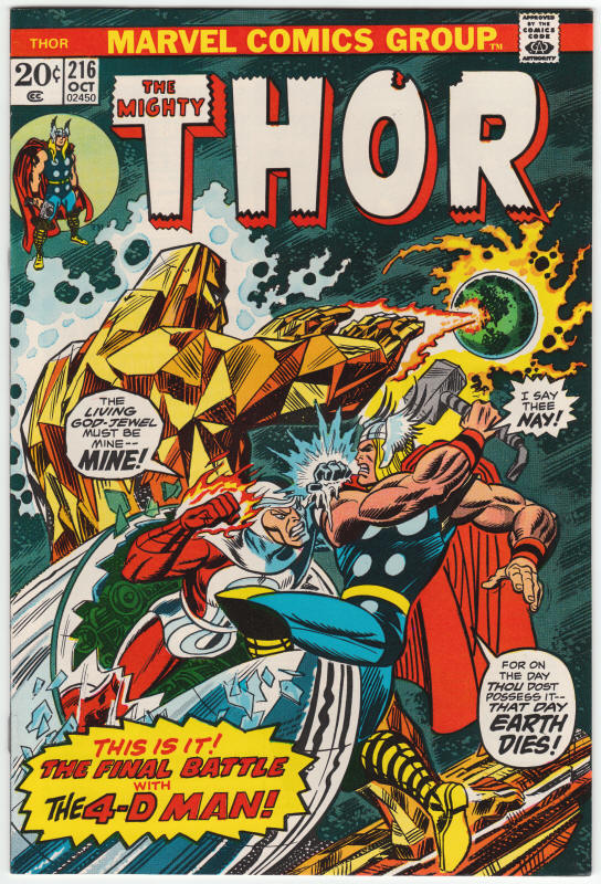 Thor #216 front cover