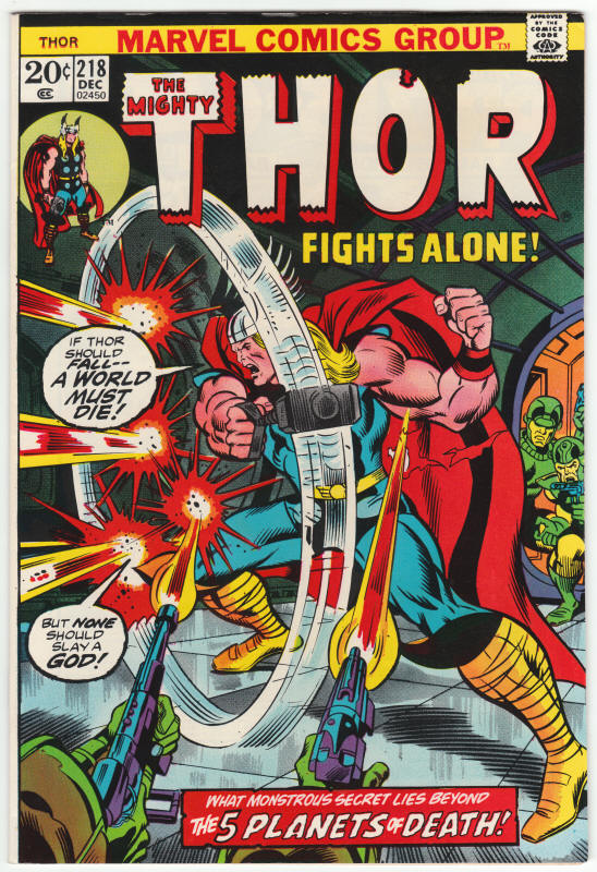 Thor #218 front cover