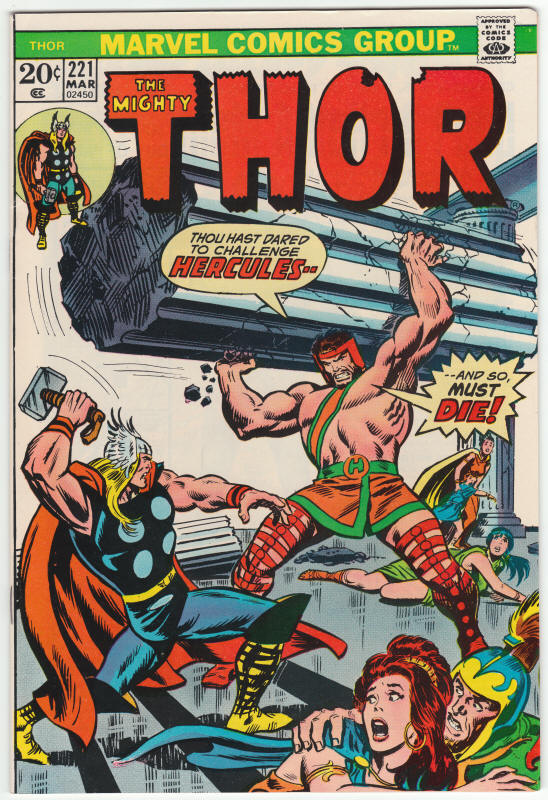 Thor #221 front cover