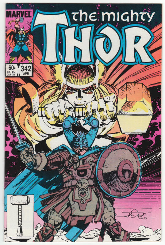 Thor #342 front cover