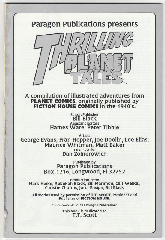 Thrilling Planet Tales