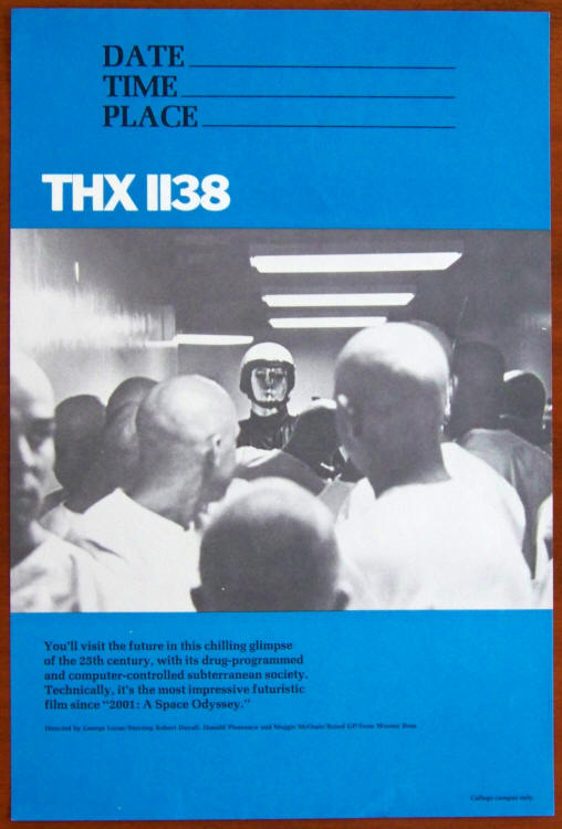THX 1138 Handbill