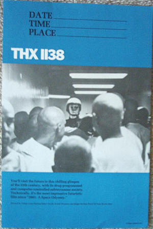 THX 1138 Handbill