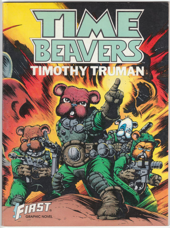 First Comics Graphic Novel 2 Time Beavers front cover