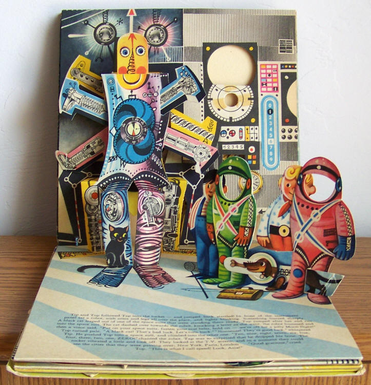 Tip And Top And The Moon Rocket second pop-up