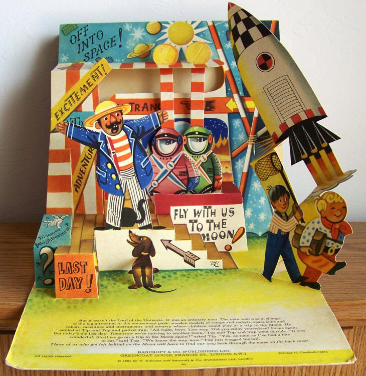 Tip And Top And The Moon Rocket sixth pop-up