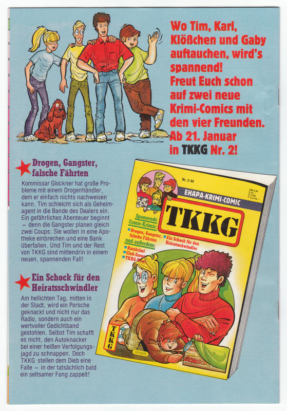 TKKG #1/88 #3 back cover