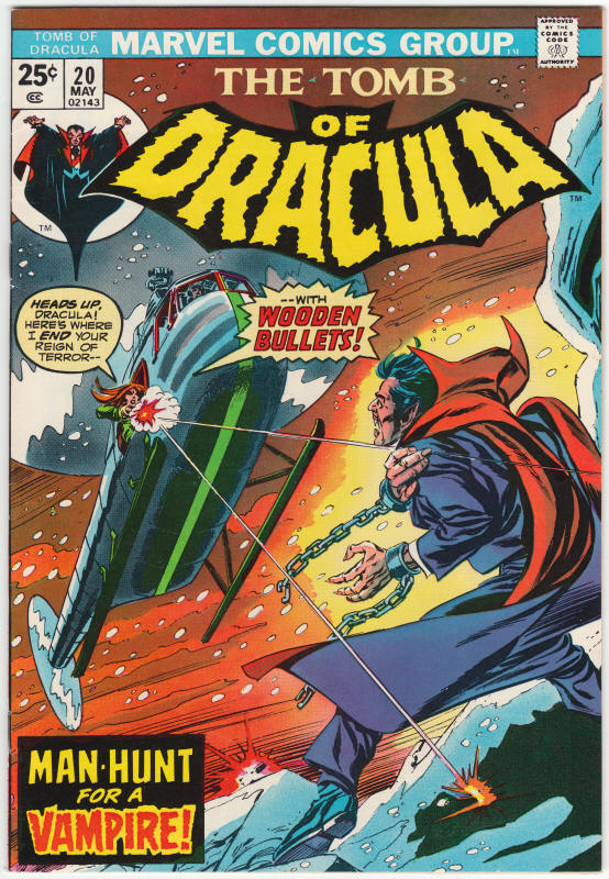 Tomb Of Dracula #20 front cover
