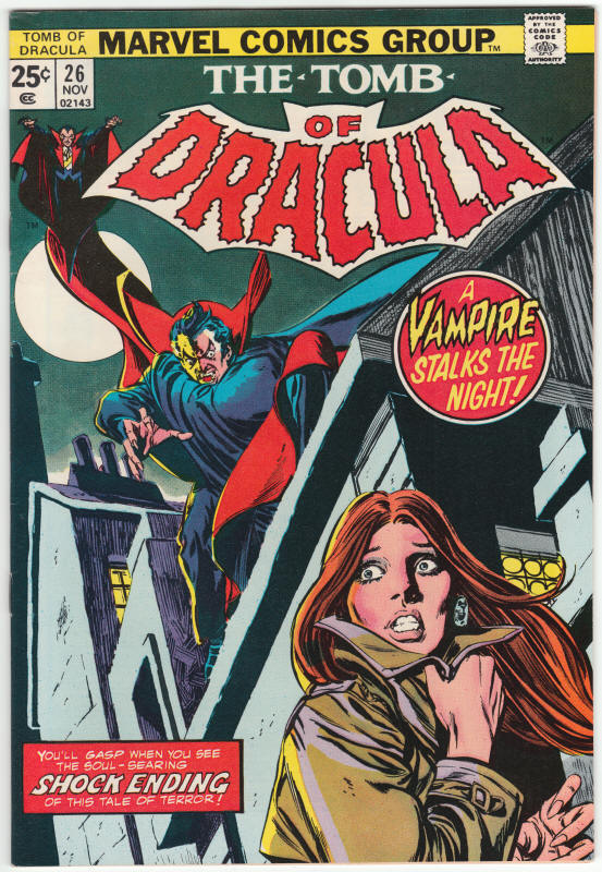 Tomb Of Dracula #26 front cover