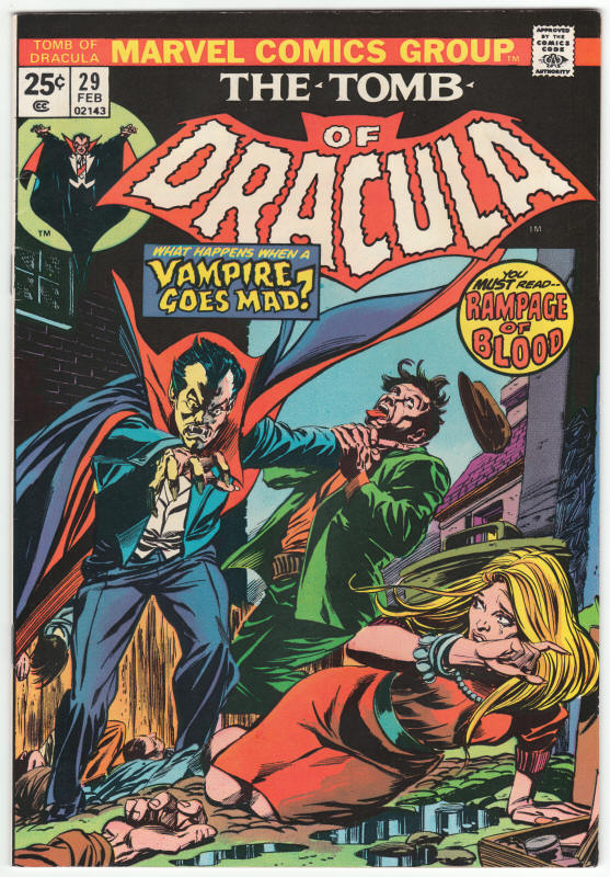 Tomb Of Dracula #29 front cover