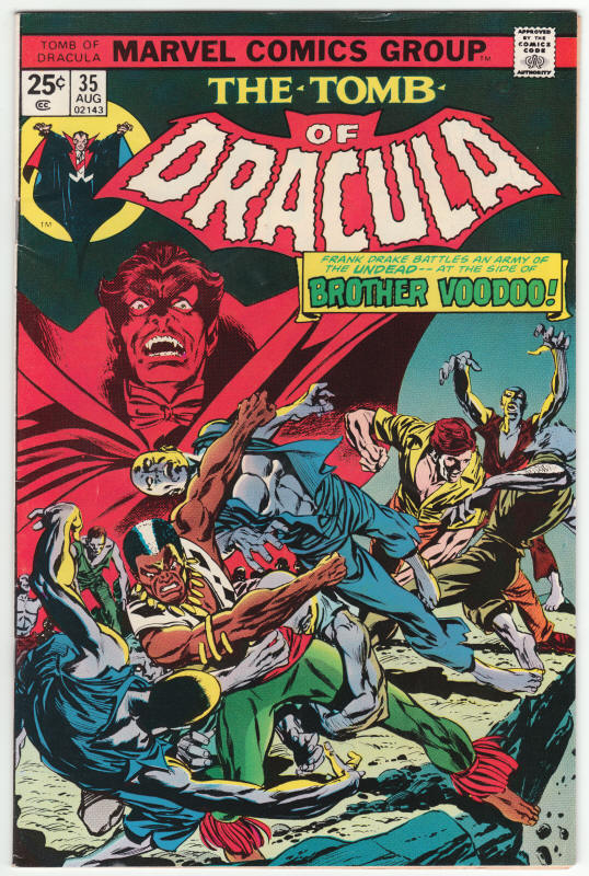 Tomb Of Dracula #35 front cover