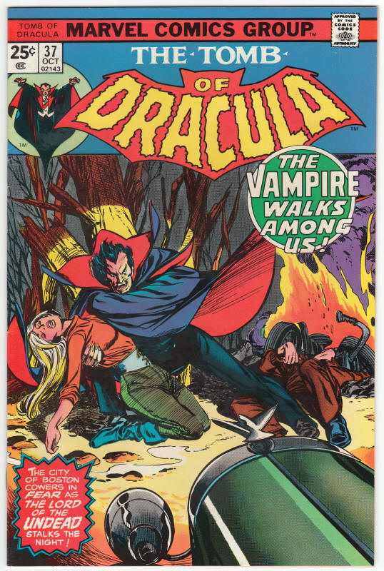 Tomb Of Dracula #37 front cover