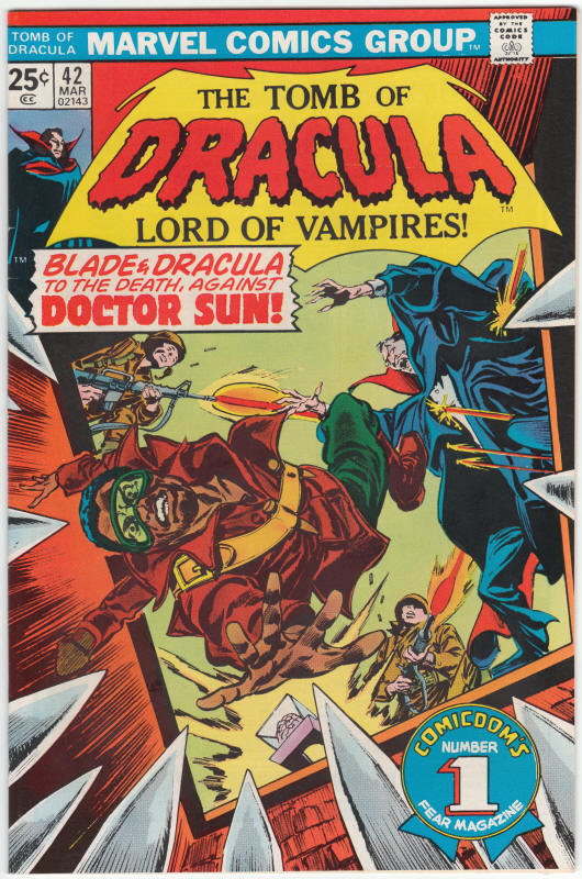 Tomb Of Dracula #42 front cover