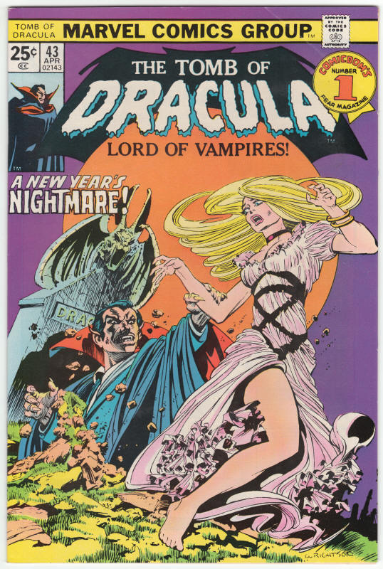 Tomb Of Dracula #43 front cover