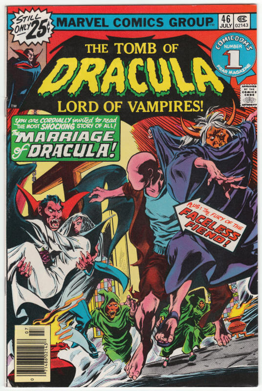 Tomb Of Dracula #46 front cover