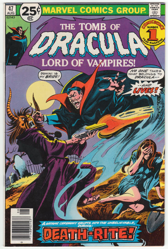 Tomb Of Dracula #47 front cover
