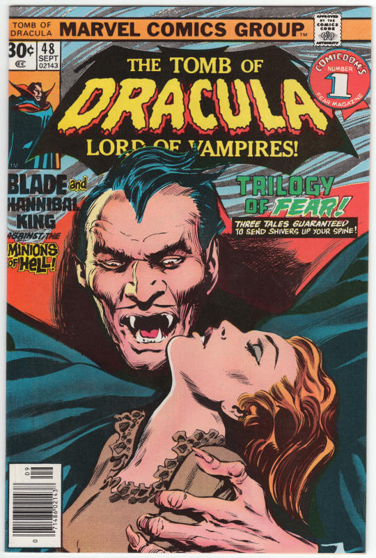 Tomb Of Dracula #48 front cover