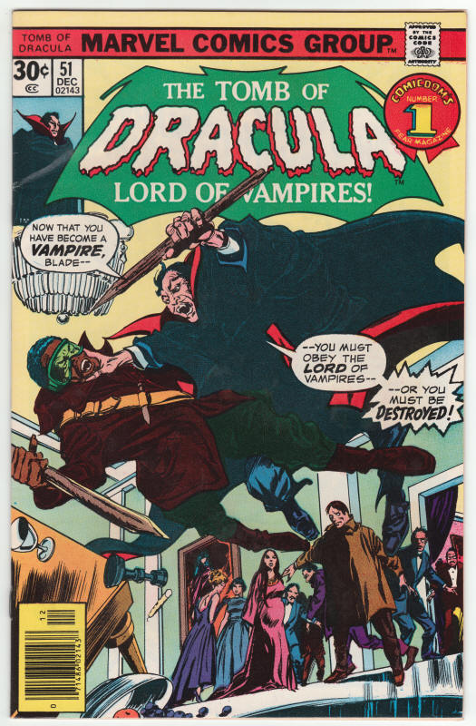 Tomb Of Dracula #51 front cover