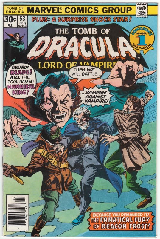 Tomb Of Dracula #53 front cover