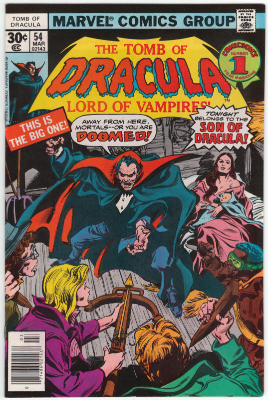Tomb Of Dracula #54 front cover