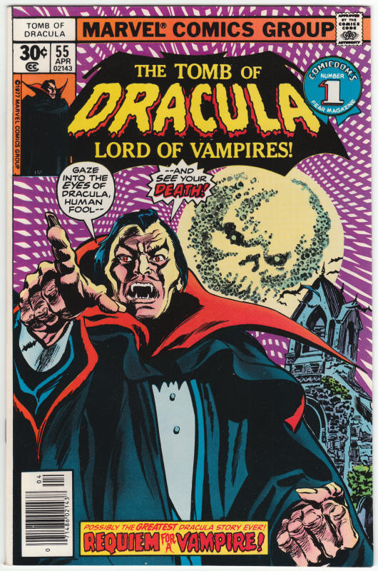 Tomb Of Dracula #55 front cover