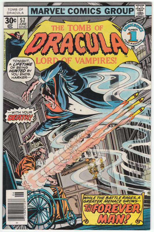 Tomb Of Dracula #57 front cover