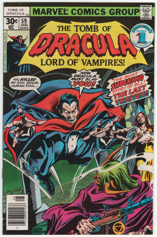 Tomb Of Dracula #59 front cover