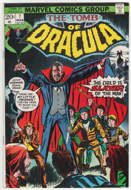 Tomb Of Dracula #7 front cover