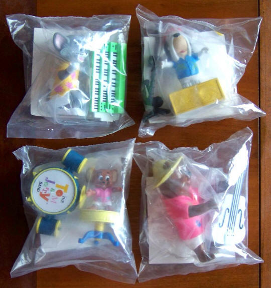 McDonalds Happy Meal Toys The Tom And Jerry Band Set