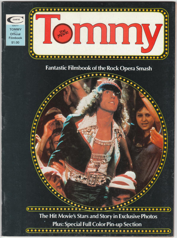 Tommy The Movie Official Filmbook front cover