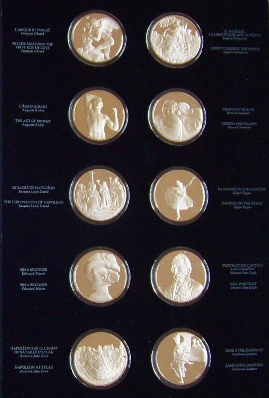 Treasures Of The Louvre Sterling Silver Proof Medals Page 5