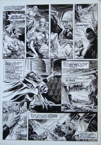 Call of Dracula Sonny Trinidad Original Art Page 13