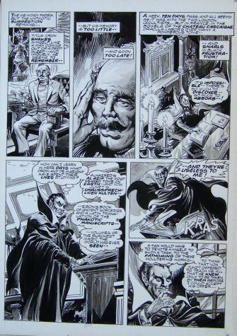 Call of Dracula Sonny Trinidad Original Art Page 16