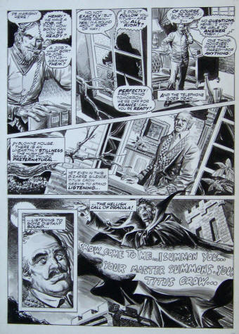 Call of Dracula Sonny Trinidad Original Art Page 18