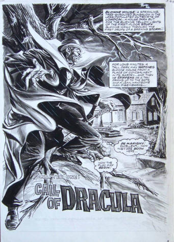 Call of Dracula Sonny Trinidad Original Art Page 3