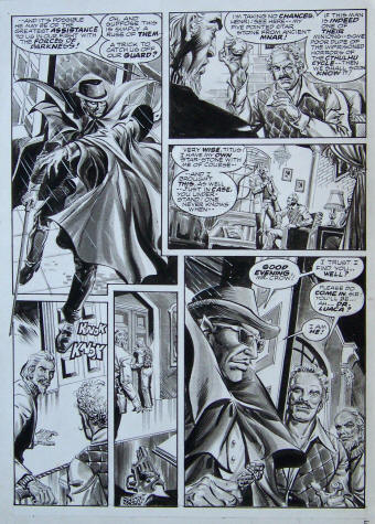 Call of Dracula Sonny Trinidad Original Art Page 5
